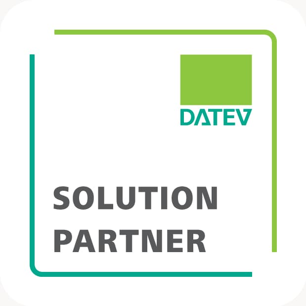 DATEV Solution Partner – offizielles Partner-Badge